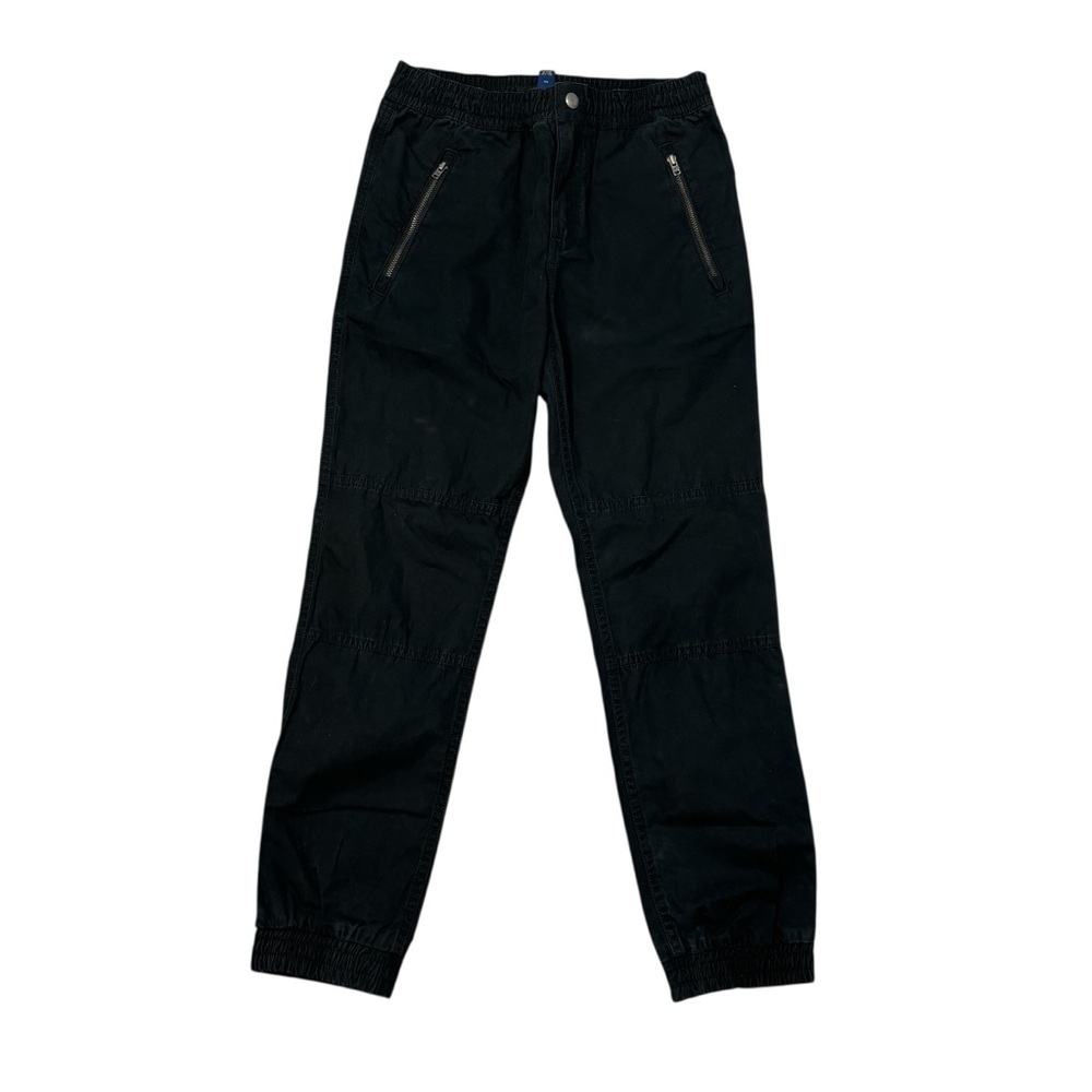 Polo Ralph Lauren Boys Black Jogger Pants‎ with Zipper Pockets - size 8 NEW